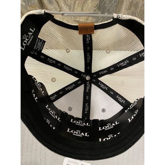 Local Crowns Bass Fish Hat Snapback Adjustable Trucker Mesh Cap Forest Views NEW - Picture 9 of 11